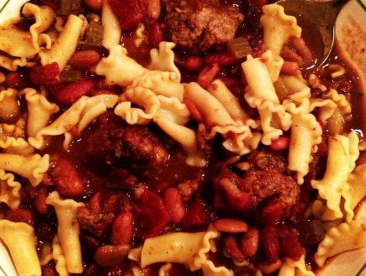 7 Bean & Meatball Soup
