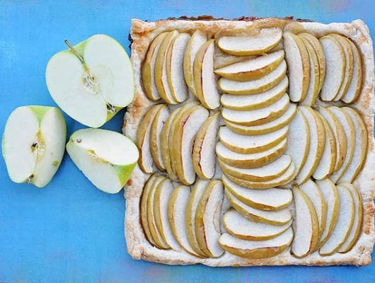 A Simple Maple-Apple Tart