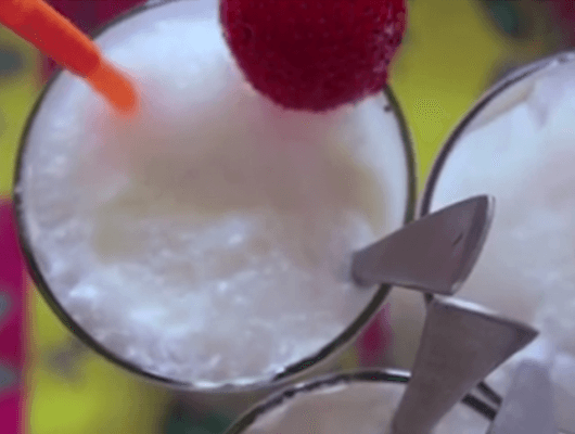 A Summery Vanilla Milkshake