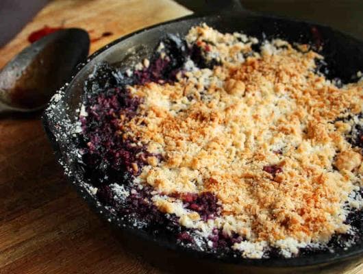 AIP Blueberry Coconut Crumble Recipe