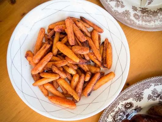 AIP Carrot Fries Recipe with Coconut and Cinnamon [Paleo, Nut-Free]