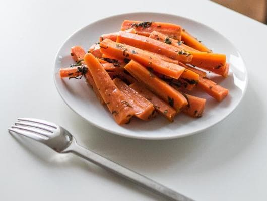 AIP Honey Mint Roasted Carrots Recipe