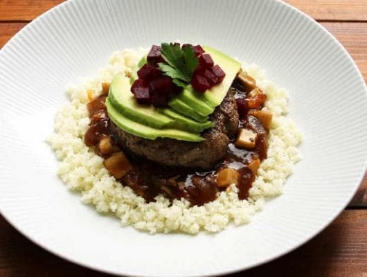AIP Loco Moco Burger