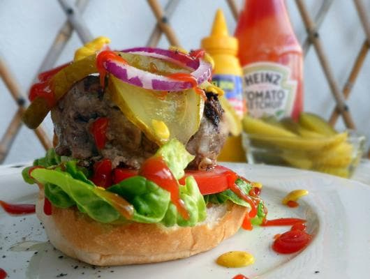 An American Beef Burger