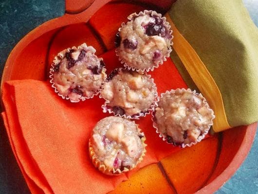 Apple Blueberry Muffins