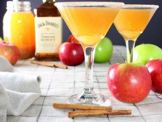 Apple Cider Honey Jack Martini
