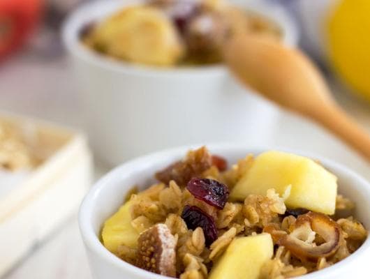 Apple & Cranberry Porridge