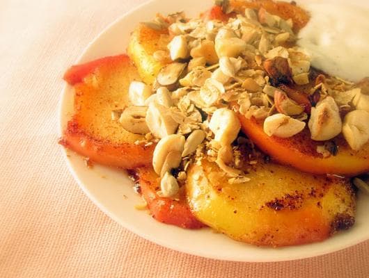 Apple Crumble with Cardamom Yoghurt