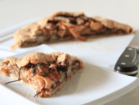 Apple Sausage Galette