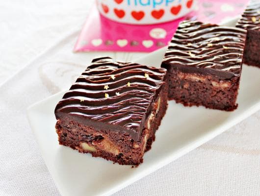 Apple Walnut Brownies