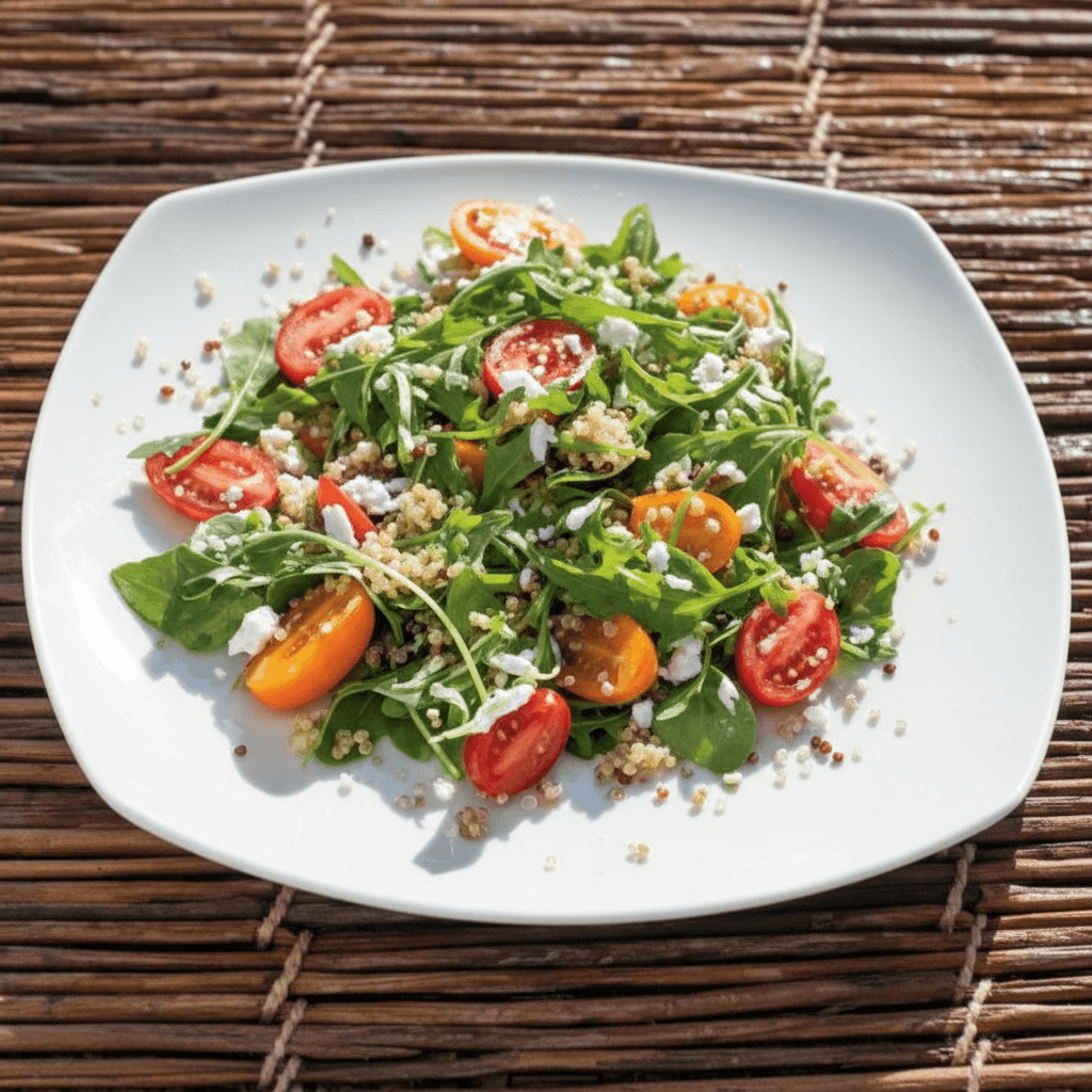 Arugula Tomato Quinoa Salad