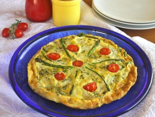 Asparagus and Asiago Frittata
