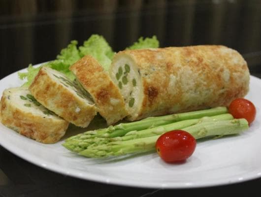Asparagus and Cheese Roulade