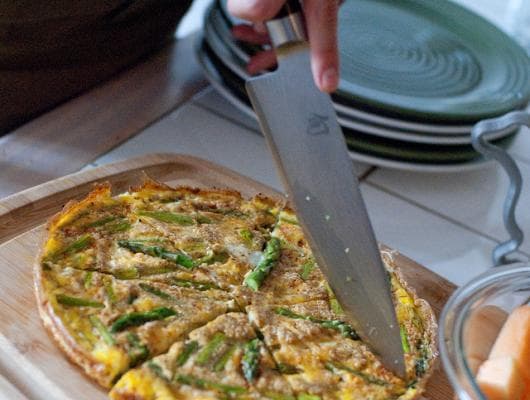 Asparagus and Leek Frittata