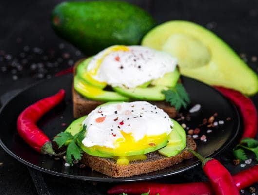 AVOCADO AND POACHED EGG TOAST