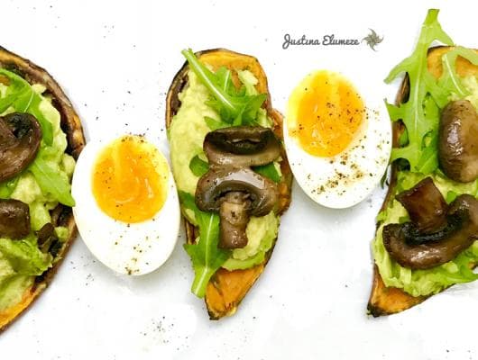 Avocado on Sweet Potato Toast – Paleo/Gluten-Free/Vegetarian