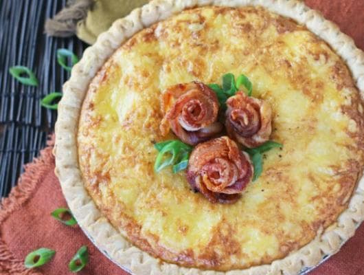 Bacon Rose Quiche