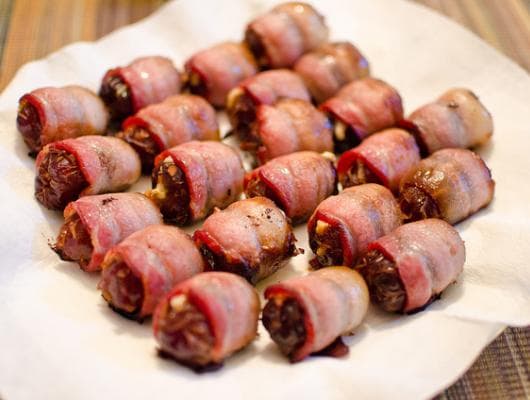 Bacon Wrapped Dates