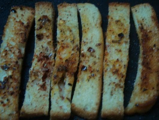 Baked Bread Croutons