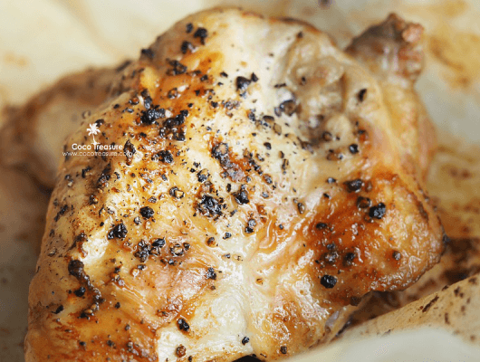 Baked Chicken with Coconut Oil Basting Sauce