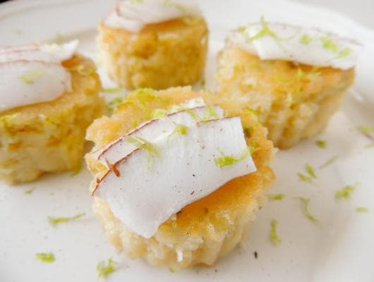 Baked Grated Coconut dessert