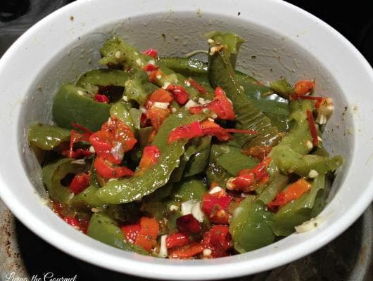 Baked Sweet and Spicy Peppers