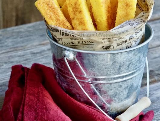 Baked Truffle Polenta Fries