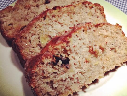 Banana Apple Raisin Loaf