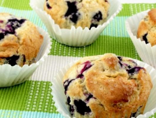 Banana & blueberry muffins