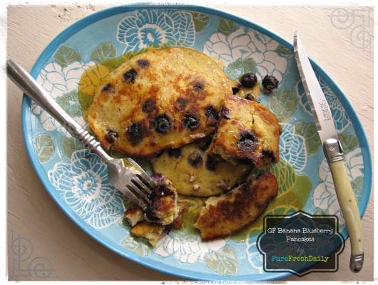 Banana Blueberry Pancakes