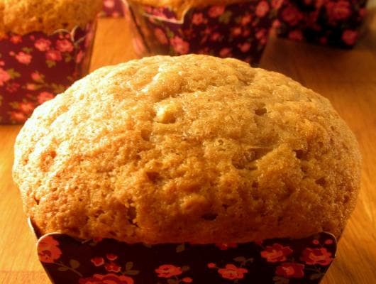 Banana Muffins with Coffee and Spices