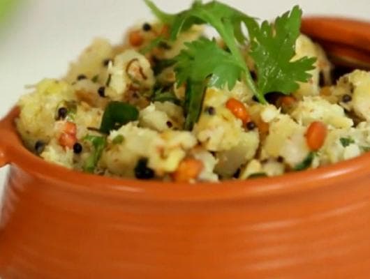 Banana Podimas (Raw Plantain Bhartha)