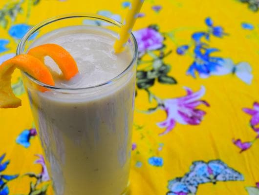 Banana Soya Milk Smoothie