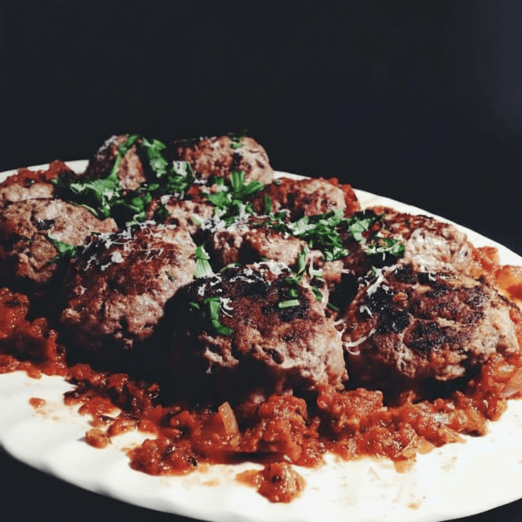 Basil and Garlic Meatballs