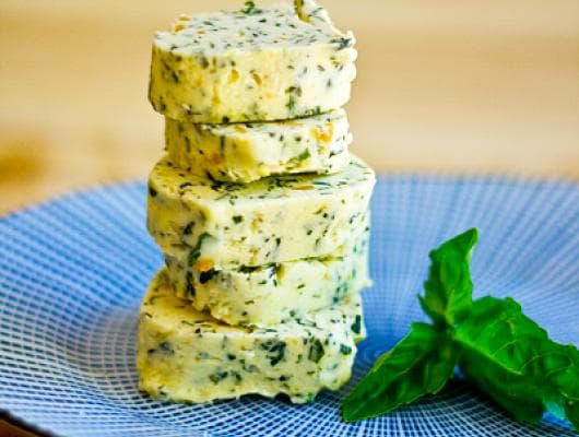 Basil and Orange Confit Compound Butter