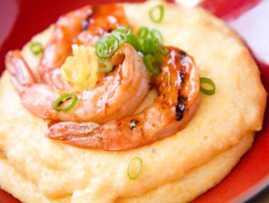 Barbecued Shrimp & Grits