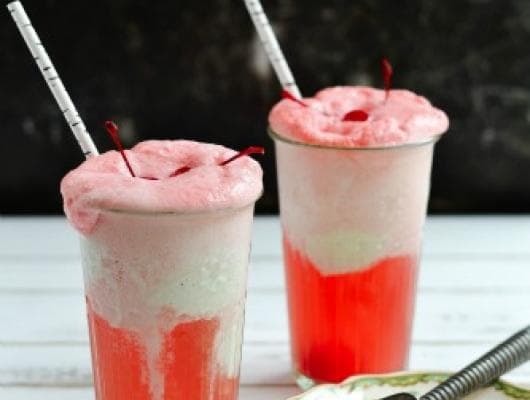 "Dirty Shirley" & Amaretto Ice Cream Floats