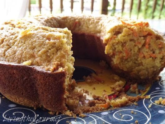 Lightened Up Carrot Cake