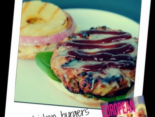 "skinny" aloha chicken burgers ♥