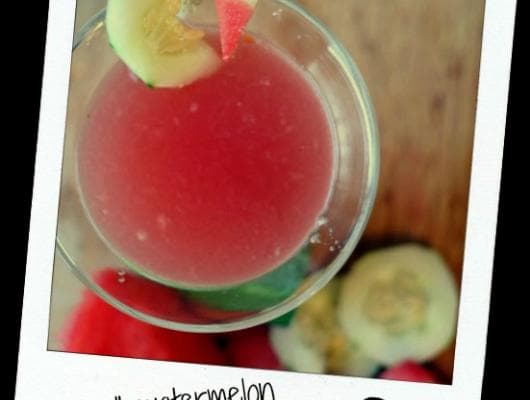 "skinny" watermelon martini ♥