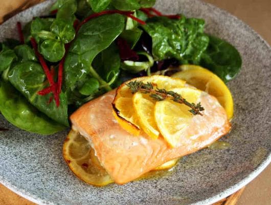 AIP Baked Lemon Salmon Recipe