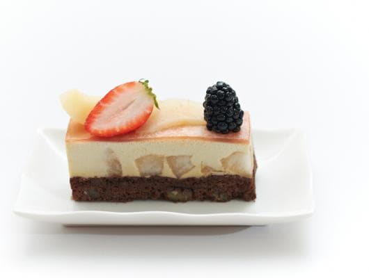 Asian Pear & Oolong Mousse Cake
