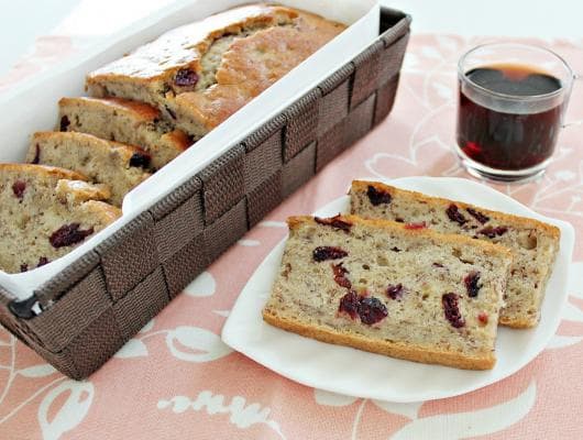 Banana, Cranberry and Apple Bread